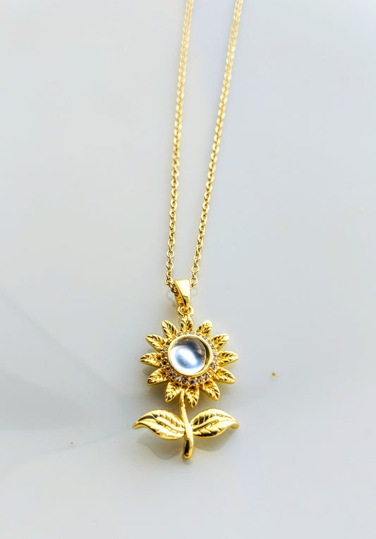 Collar de los Sentimiento Girasol