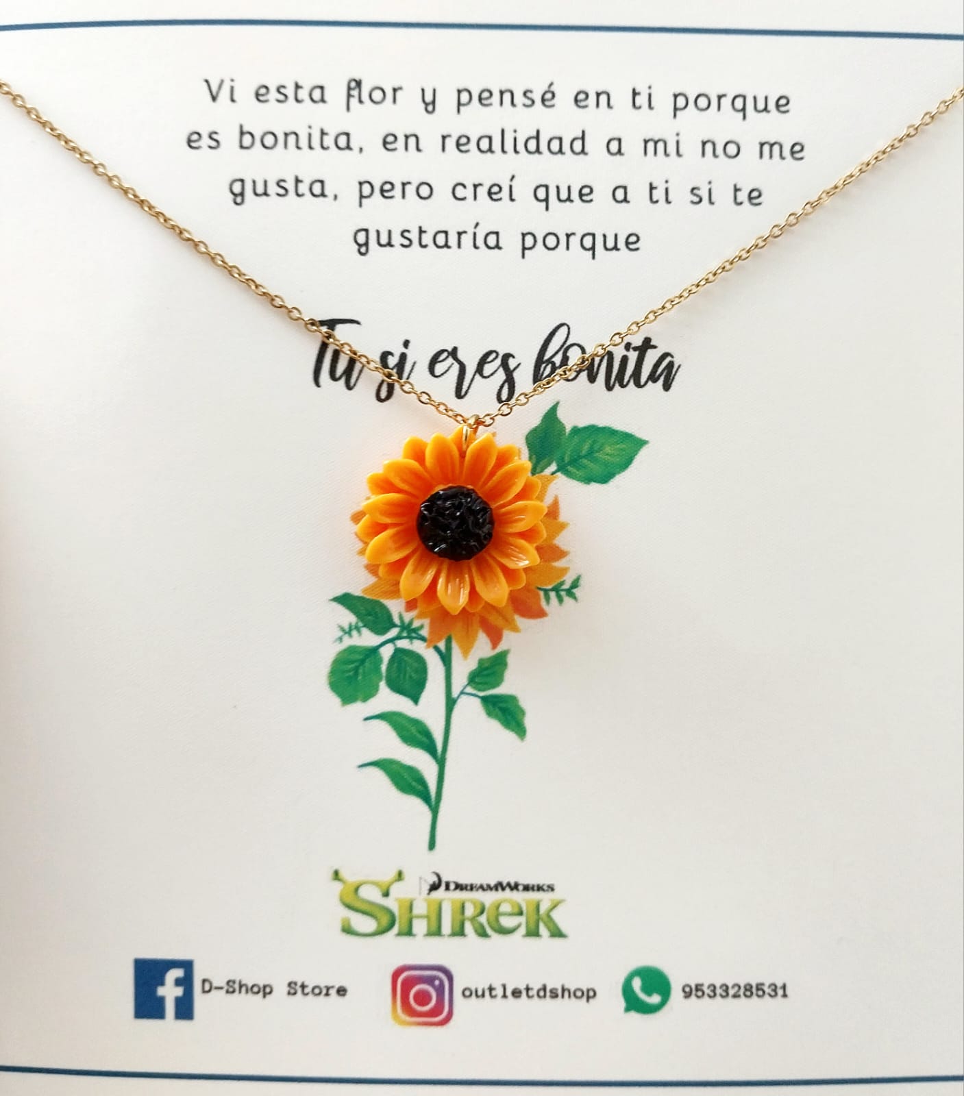 Collar Girasol Koreano