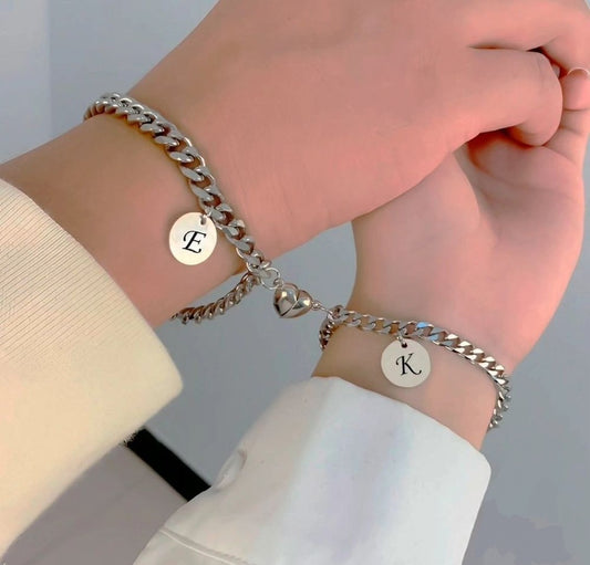 Pulseras Acero para Pareja Personalizado