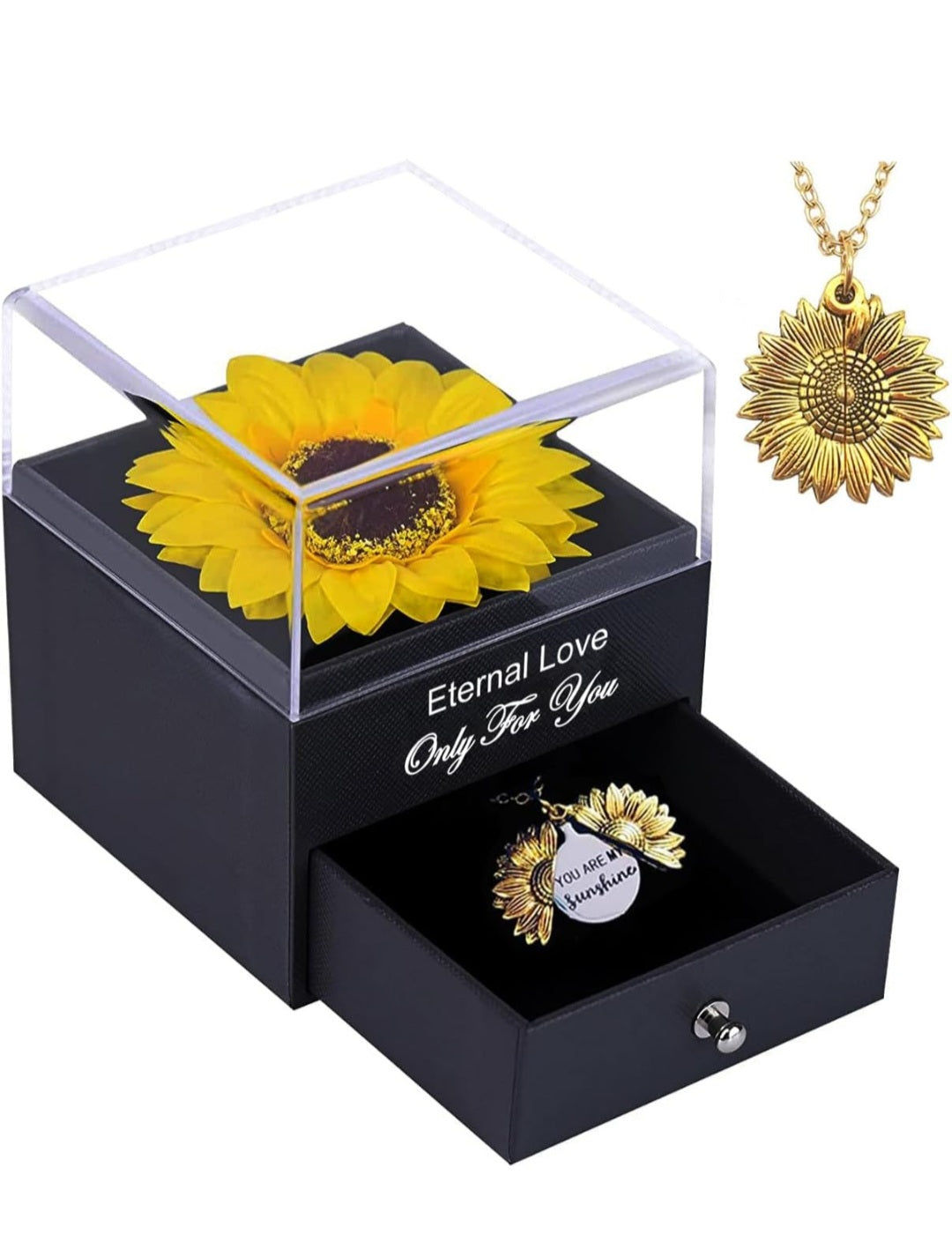 Cofre Girasol + Collar Girasol