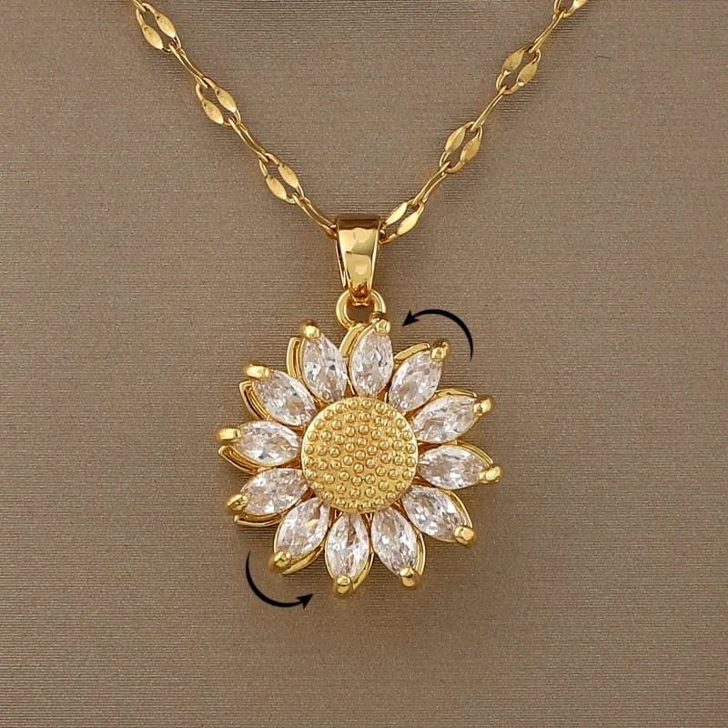 Collar Girasol Giratorio